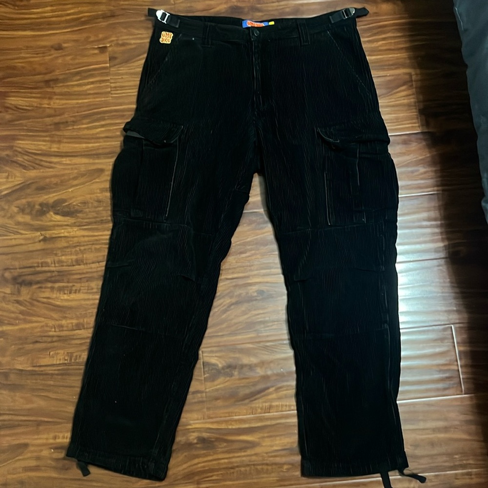 Empyre - Black Corduroy Cargo Pants 32x32